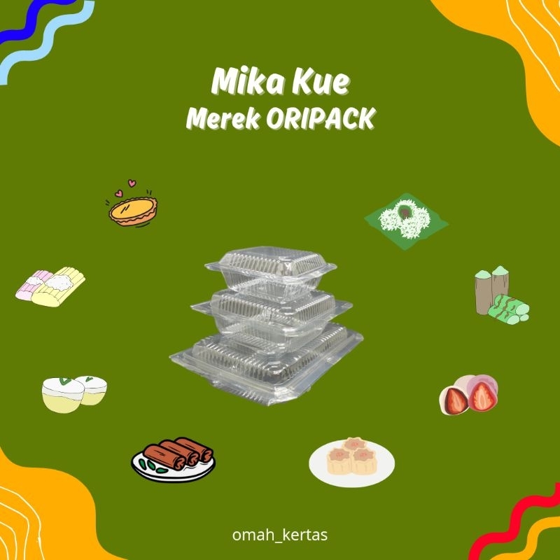 Jual Mika Kue Mika Jajanan Pasar Mika Oripack Isi 100pcs Shopee