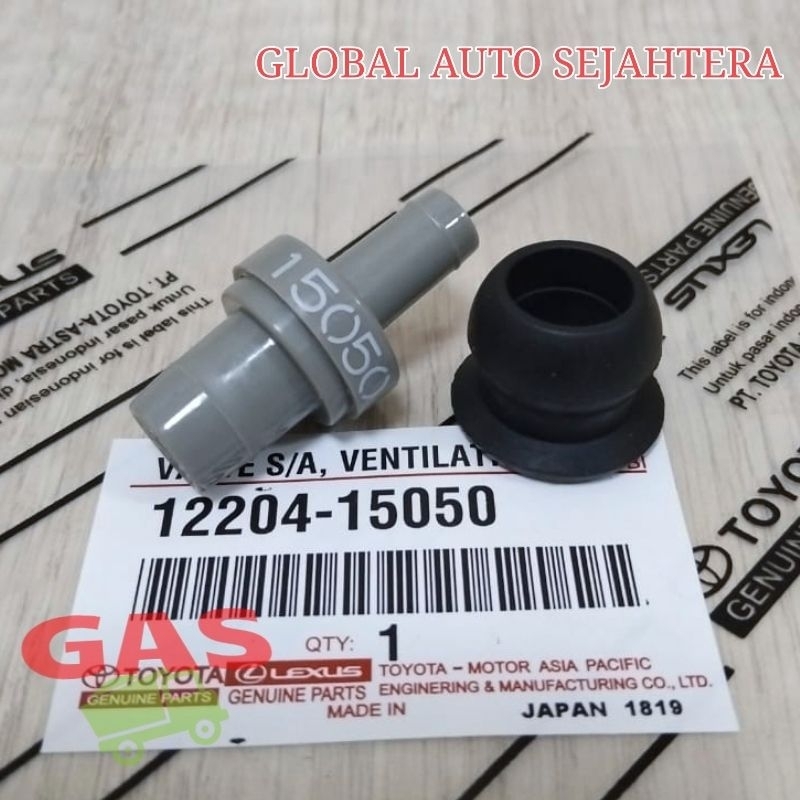 Jual 1220415050 PCV VALVE COROLLA AE101 AE111 SOLUNA AL50 / VALEV