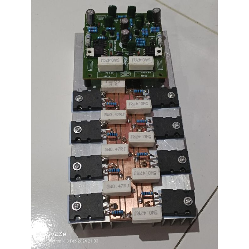 Jual Driver Power amplifier SOCL 506 Lengkap Dengan 4 set Toshiba 5200