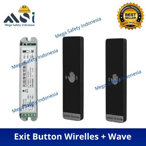 Jual Push Button Wireless + Wave ( No Touch ) Automatic Sliding Door