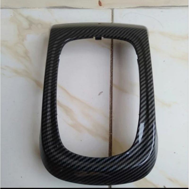 Jual panel cover tuas persneling rush terios 2018 ke atas motif carbon ...