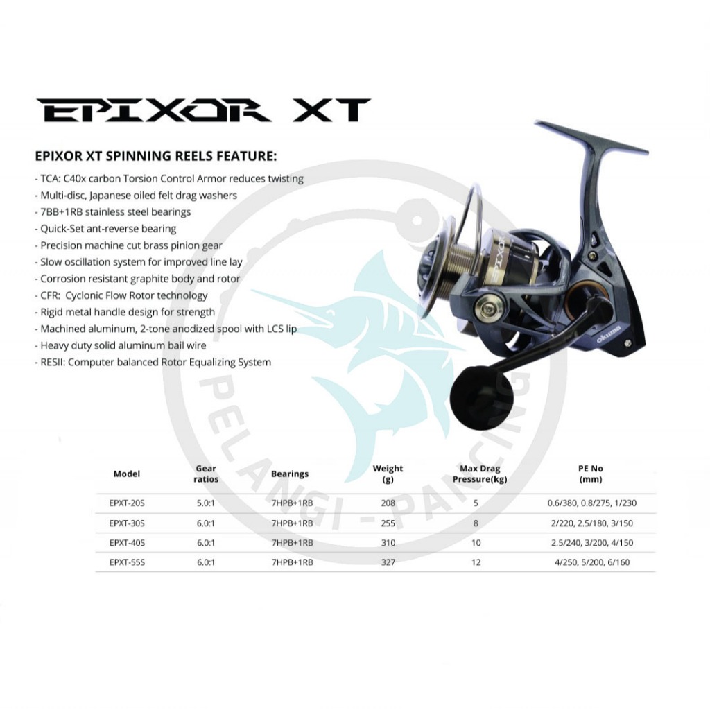 Okuma Epixor XT 30 Spinning Reel