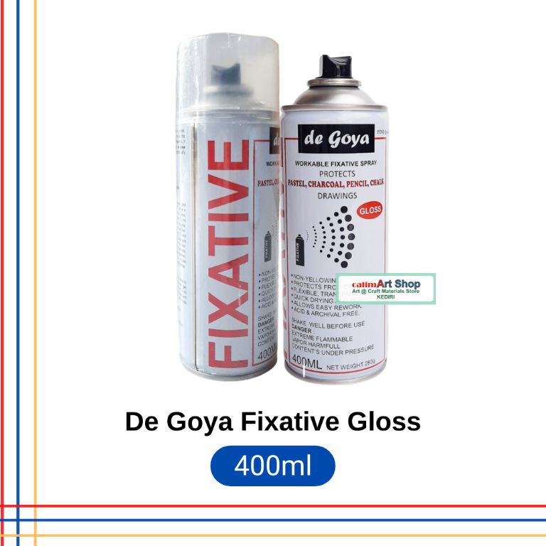Jual ART S26P Fixative De Goya Workable Sketsa Spray Gloss 4ml varnish