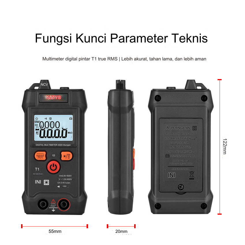 Jual Smart Multimeter Avometer Otomatis Digital | Shopee Indonesia