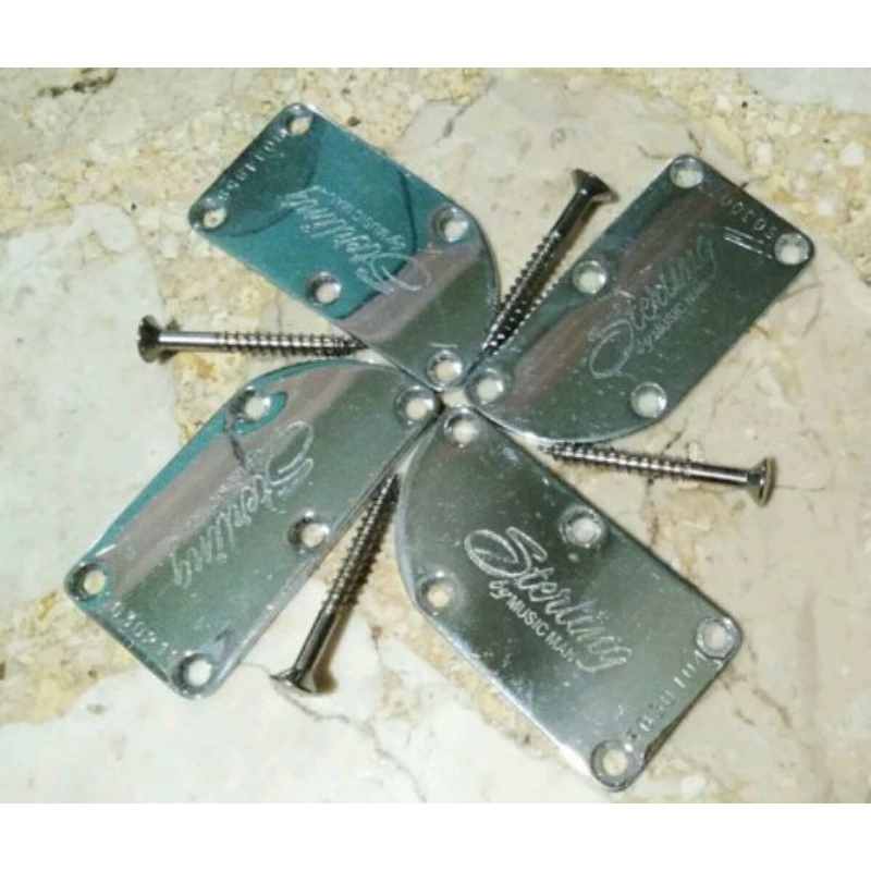 Jual plate plat neck logo sterling musicman original Shopee Indonesia