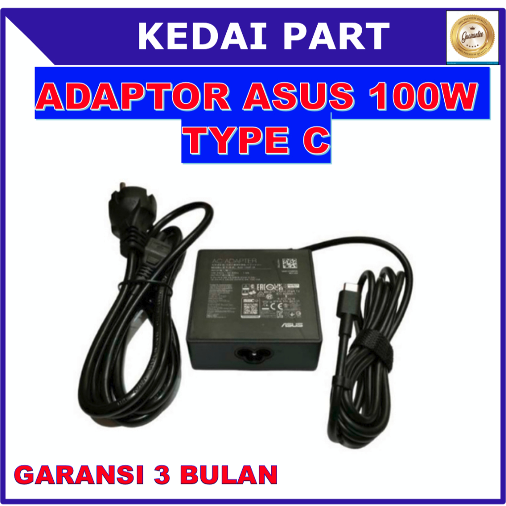 Jual Adaptor Charger Asus Rog Flow X13 Z13 Gv301 Gz301 Usb Type C 100w Shopee Indonesia 8823