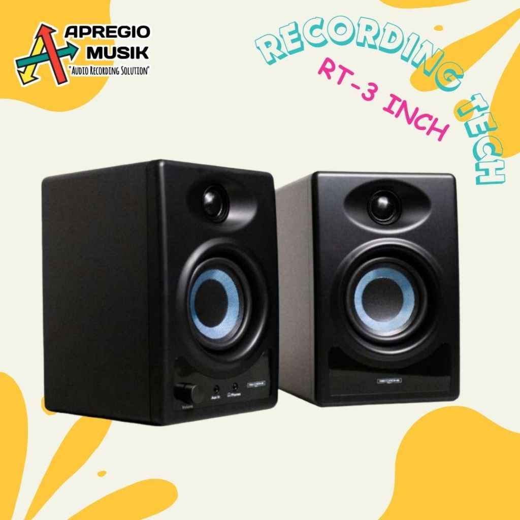 Jual Recording Tech RT3 RT 3 Speaker Monitor flat with Bluetooth ...