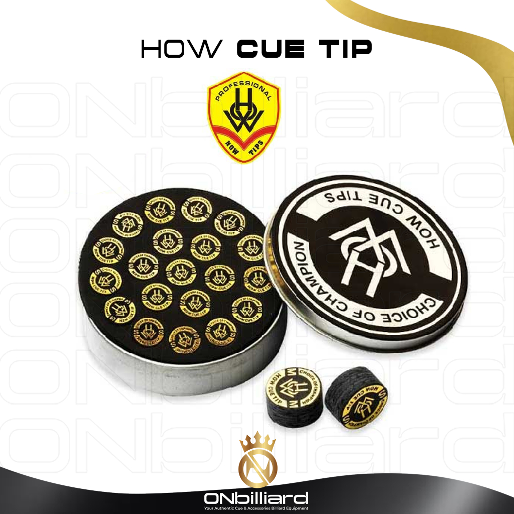 Pool Cue Accessories Elk Master 14mm Pool Cue Tips - Set Of 5
