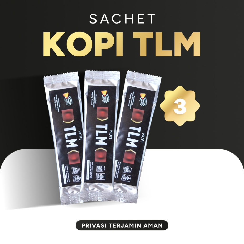 Jual 3 Sachets TLM Kopi Kuat Pria Tahan Lama Di Ranjang Shopee Indonesia