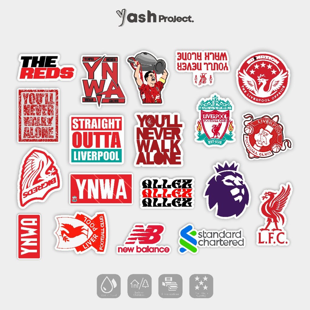 Jual STICKER PACK LIVERPOOL | STICKER DECORATION | DIECUT | Shopee ...
