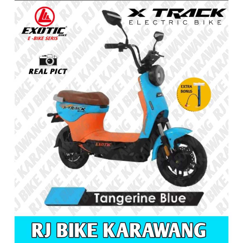 Jual SEPEDA LISTRIK EXOTIC X TRACK X TRACK PRO 500WATT 48V GARANSI ...