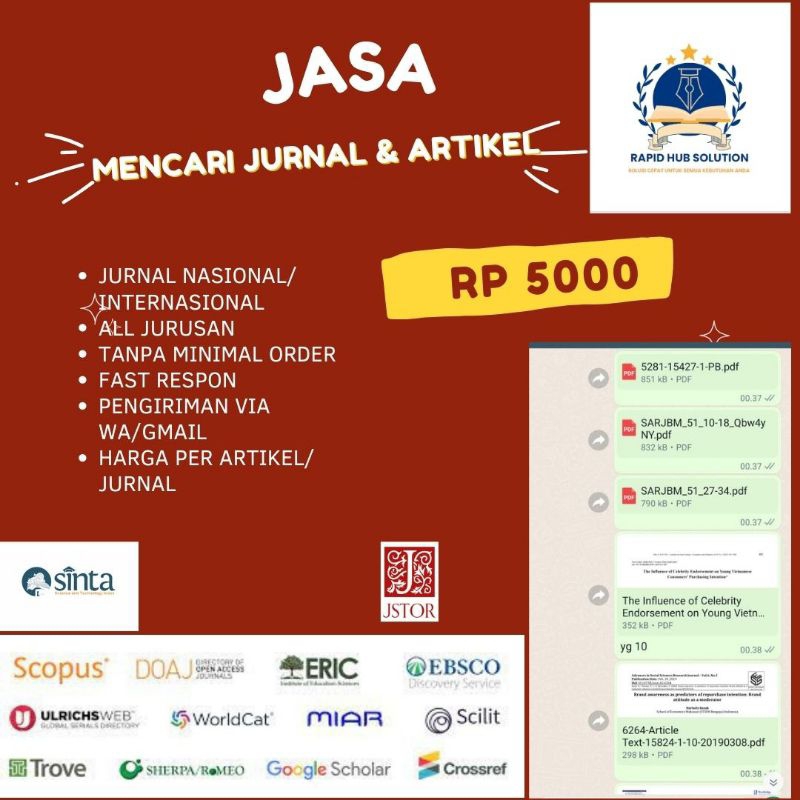 Jual ARTIKEL JURNAL SCOPUS | Shopee Indonesia