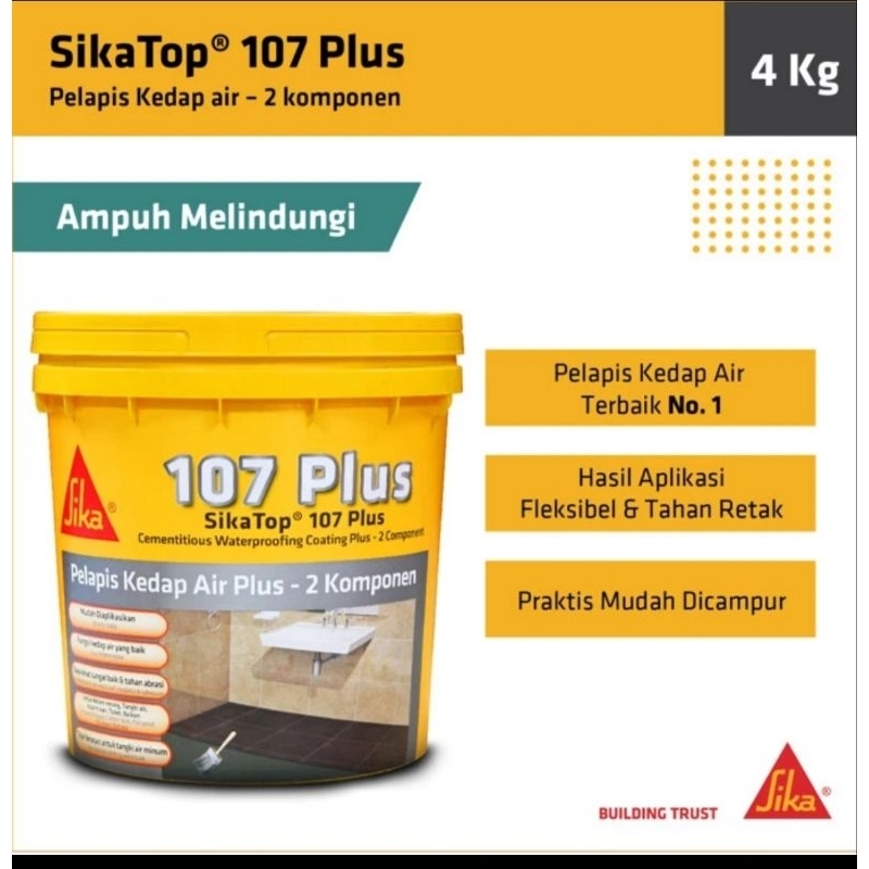 Jual Sikatop Plus Pelapis Anti Bocor Sika Top Dak Beton Kamar Mandi Kg Kg Shopee Indonesia