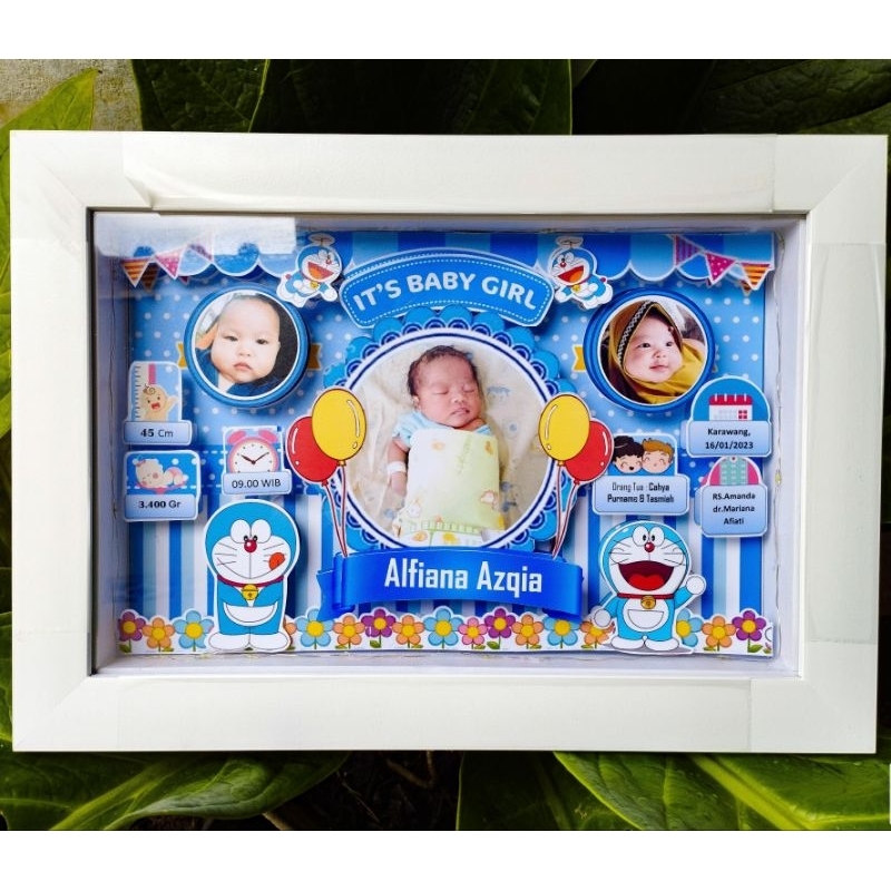 Jual BIODATA BAYI & ANAK 3D Atau 2D UKURAN 35 X 25 Cm [Desain PART 2 ...