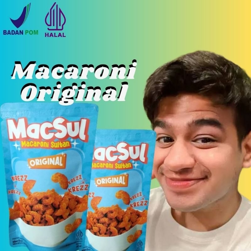 Jual Macaroni Sultan rasa original keripik kerupuk makanan ringan ...