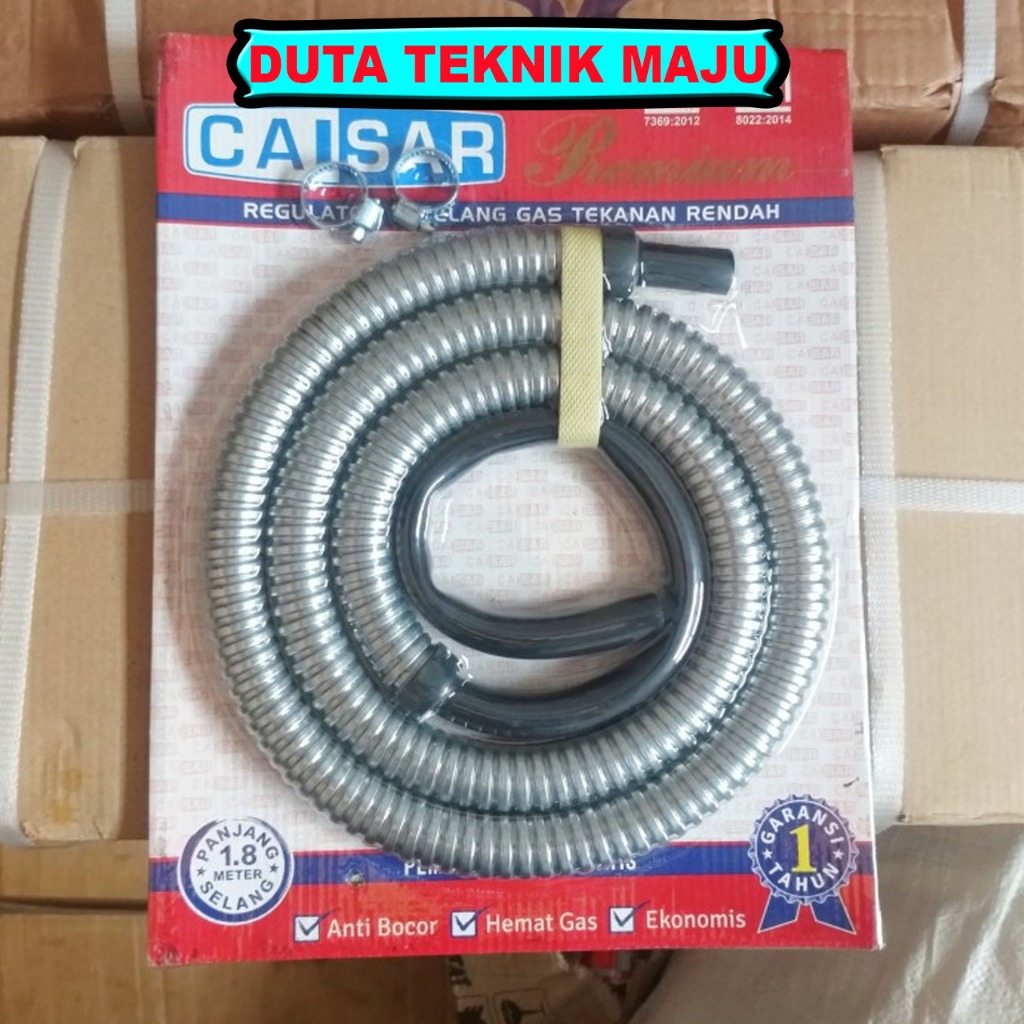 Jual RJS Caisar Selang Flexibel Gas LPG / Selang Spiral Pelindung 1.8m ...