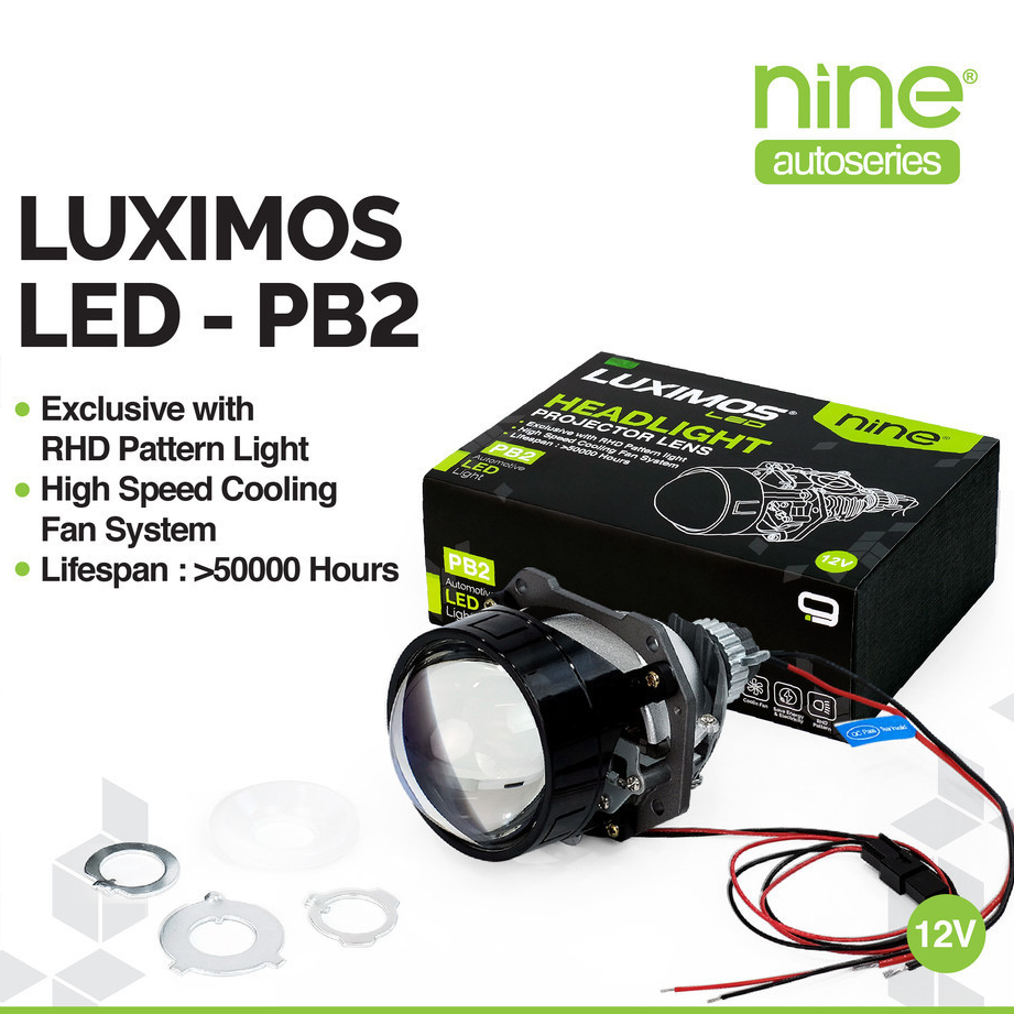 Jual Lampu Biled Projector Led Nine Luximos Led Pb Headlight Projector Lens Inch Ninee