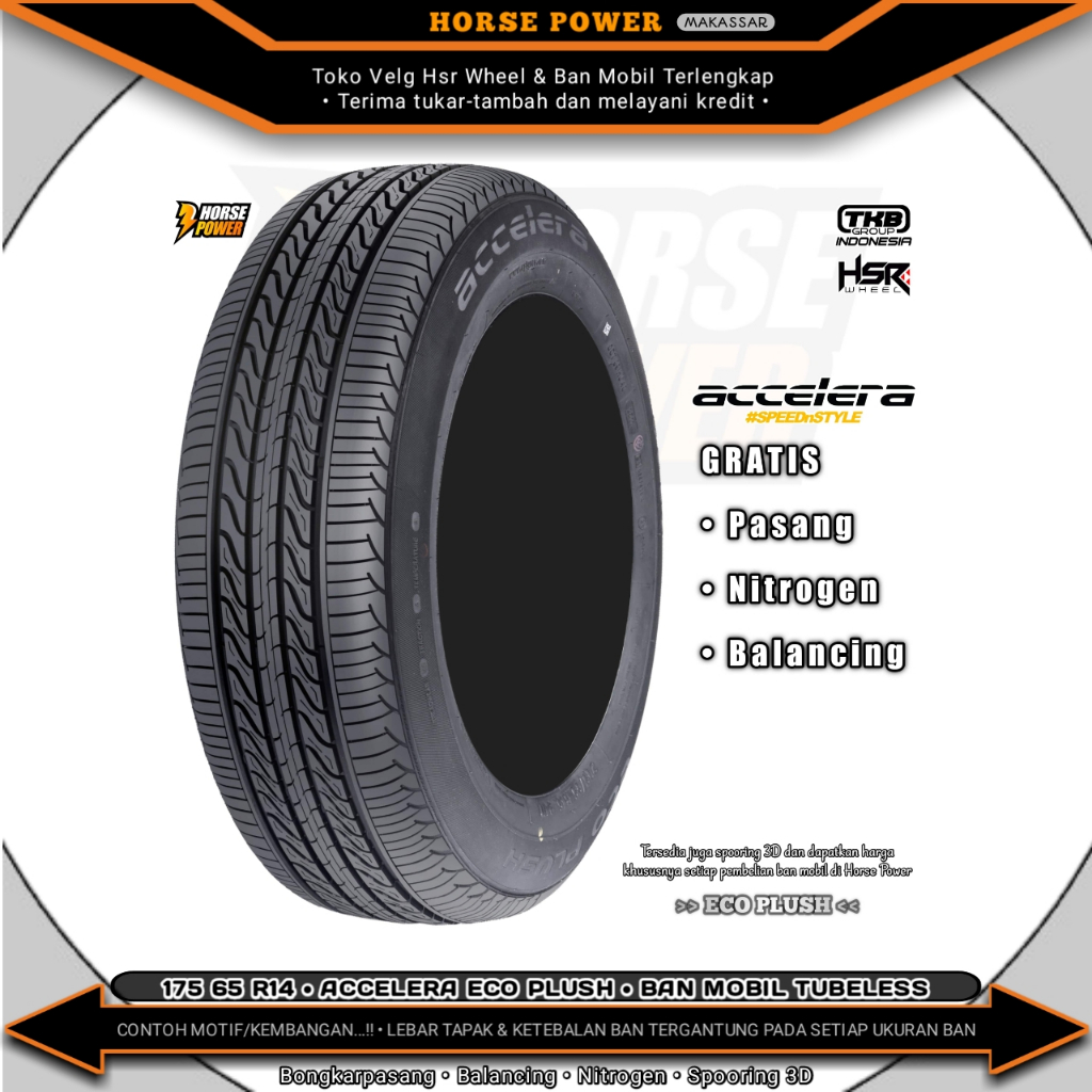 Jual 175/65 R14 • Accelera Eco Plush • Ban Mobil Tubeless | Shopee ...