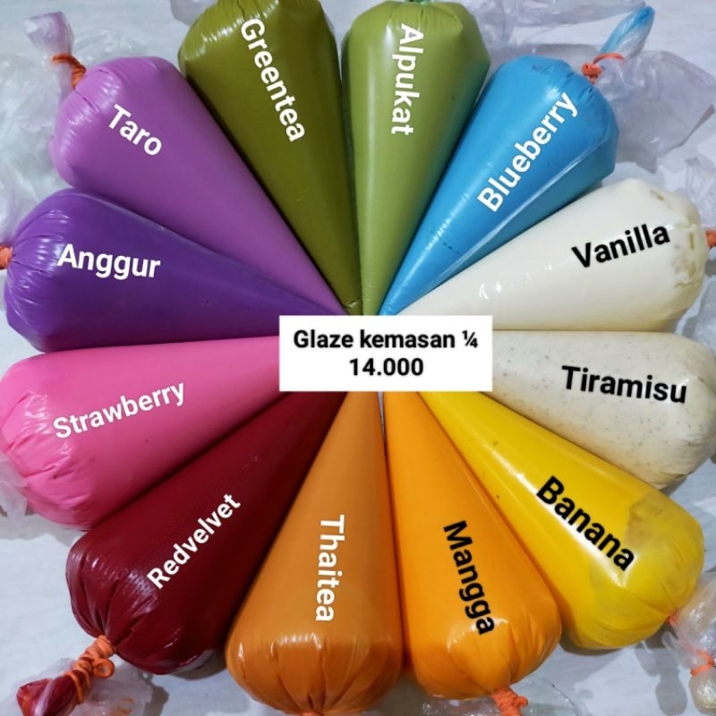 Jual glaze berbagai macam rasa // selai roti // selai halus // coco ...