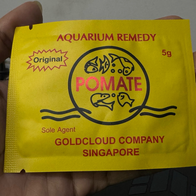 Jual Pomate Original Hologram singapore international Obat ikan Infeksi ...