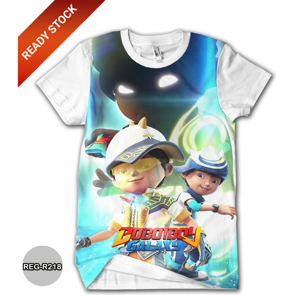 Jual Kaos BOBOIBOY DEWASA Printing 3D Baju Anak Boboiboy Elemen Cahaya ...