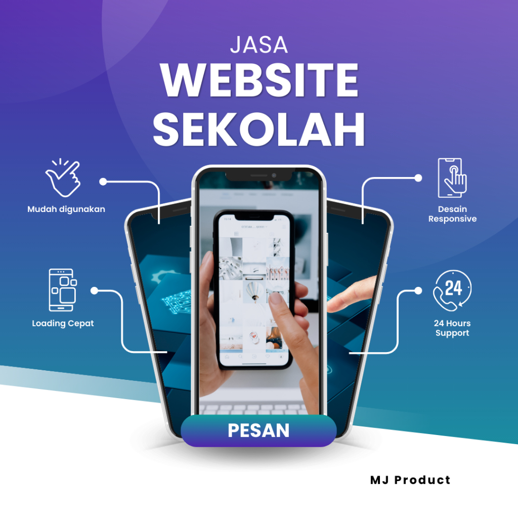 Jual Jasa Pembuatan Website Sekolah Premium Buat Website Sekolah