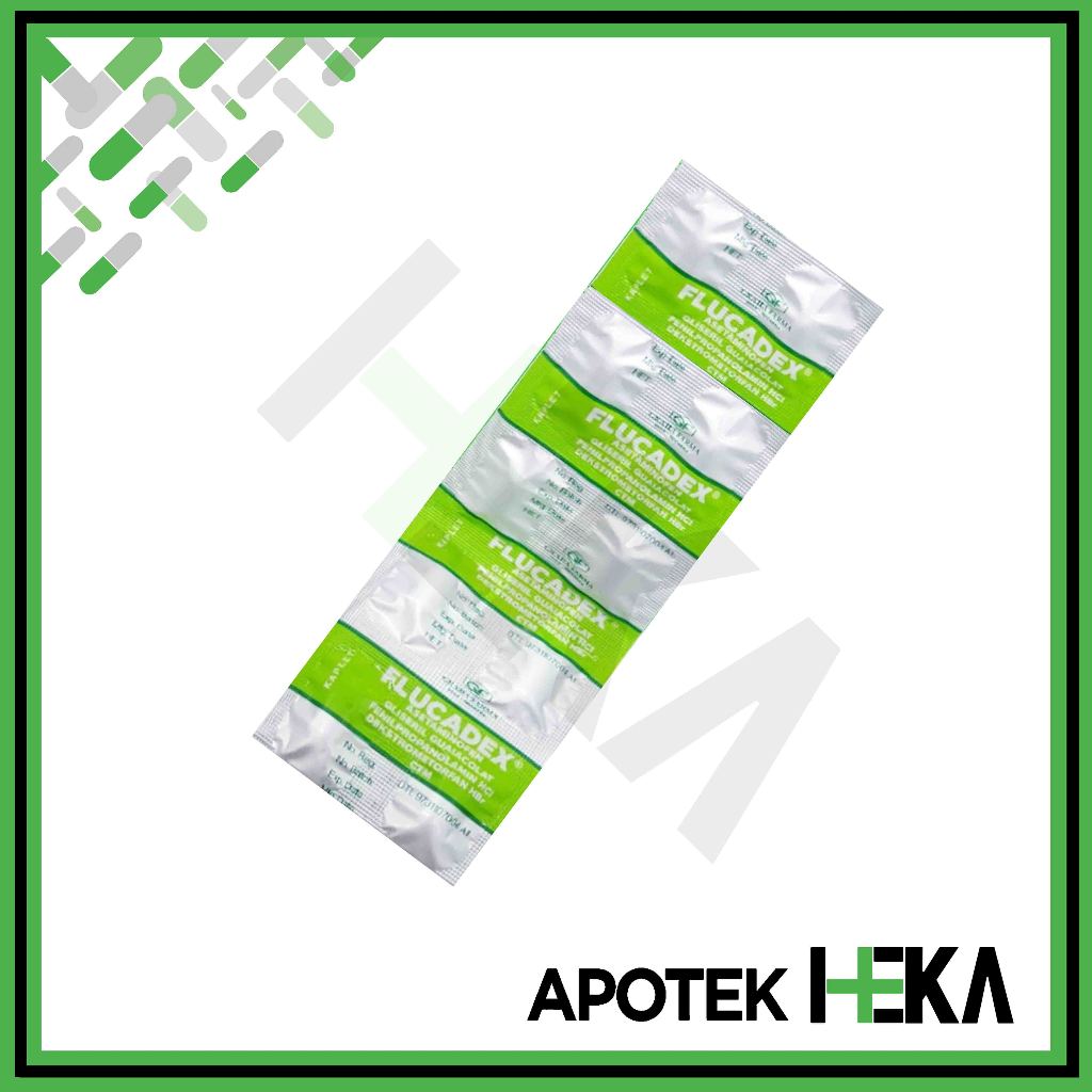 Jual Flucadex Tablet Strip isi 10 Tablet - Obat Batuk Flu Demam ...