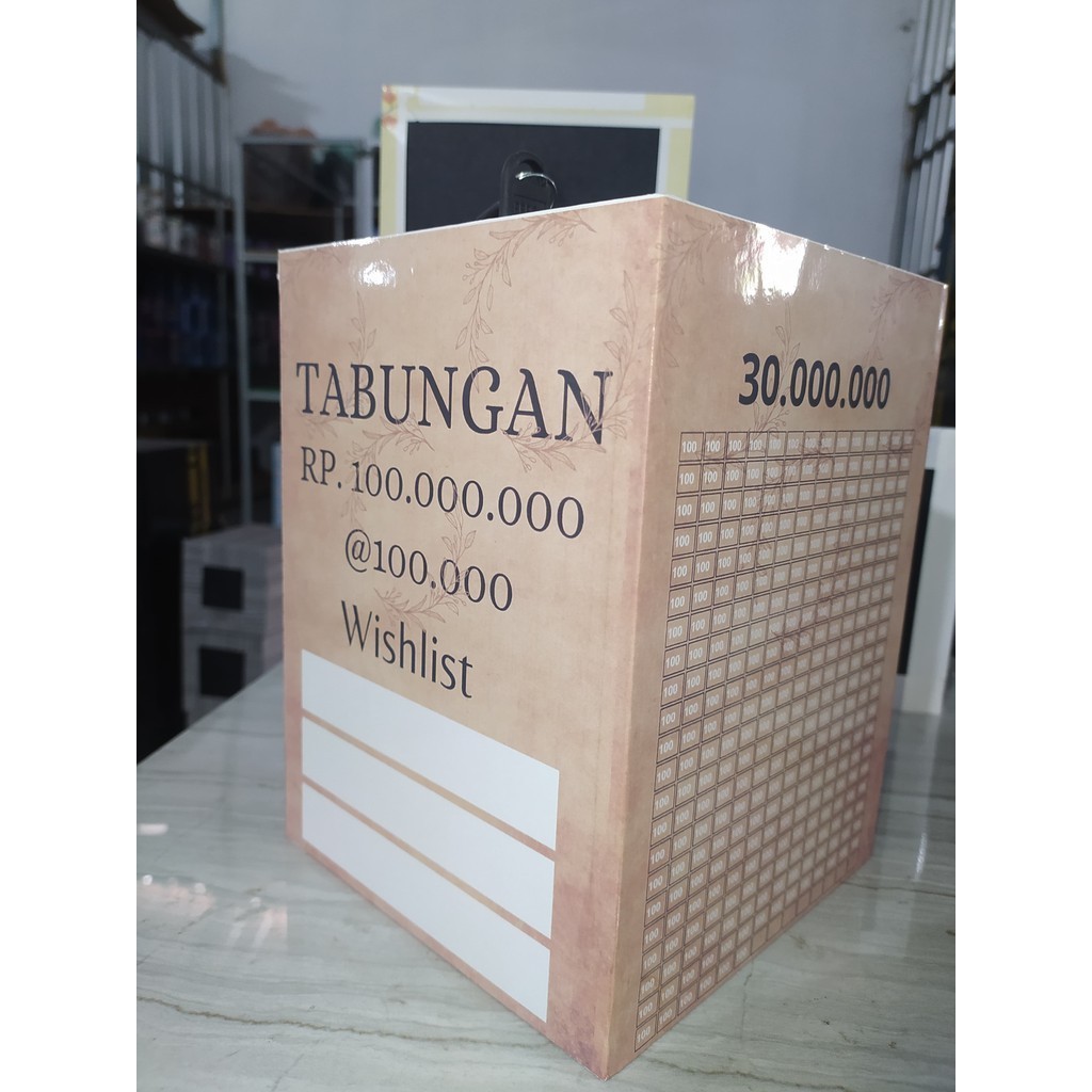 Jual Celengan Target Jumbo Besar Kunci Termurah Tempat Nabung Uang ...