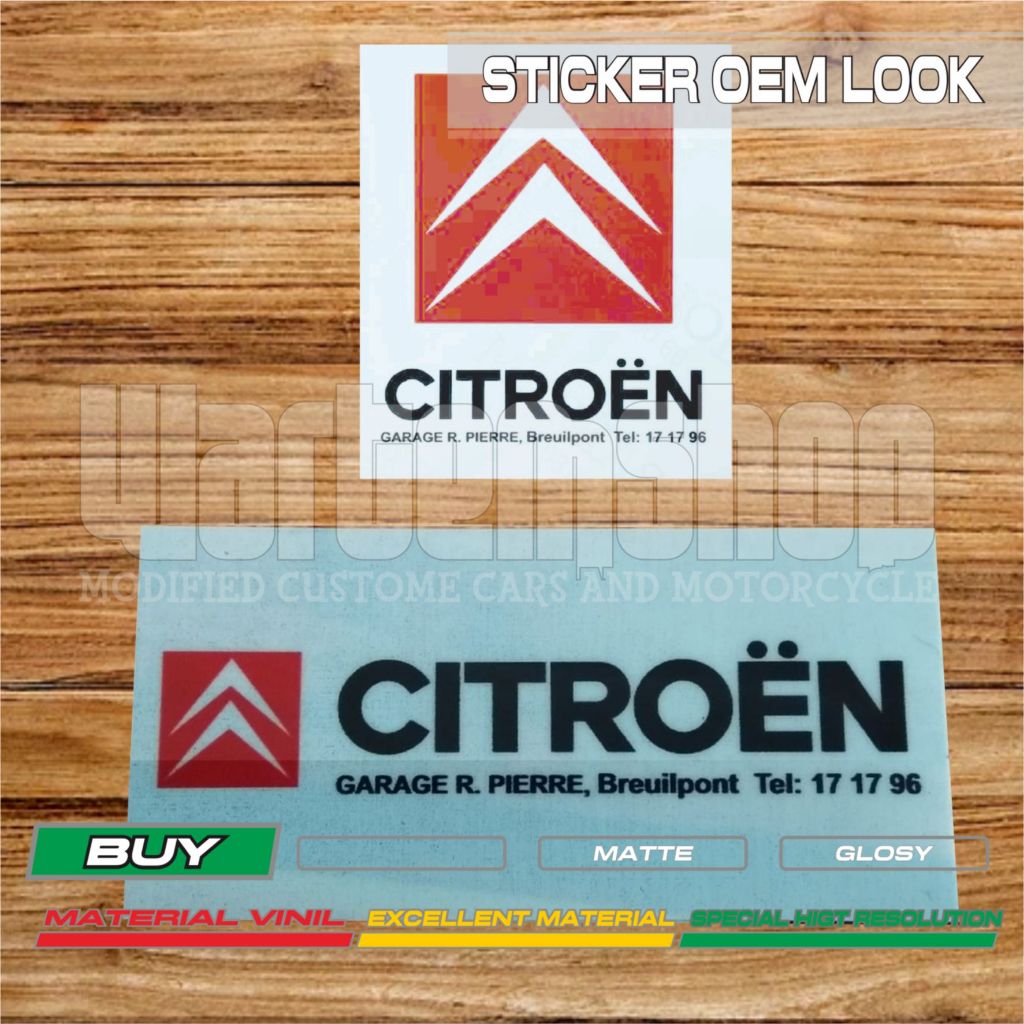 Jual sticker oem citroen | Shopee Indonesia