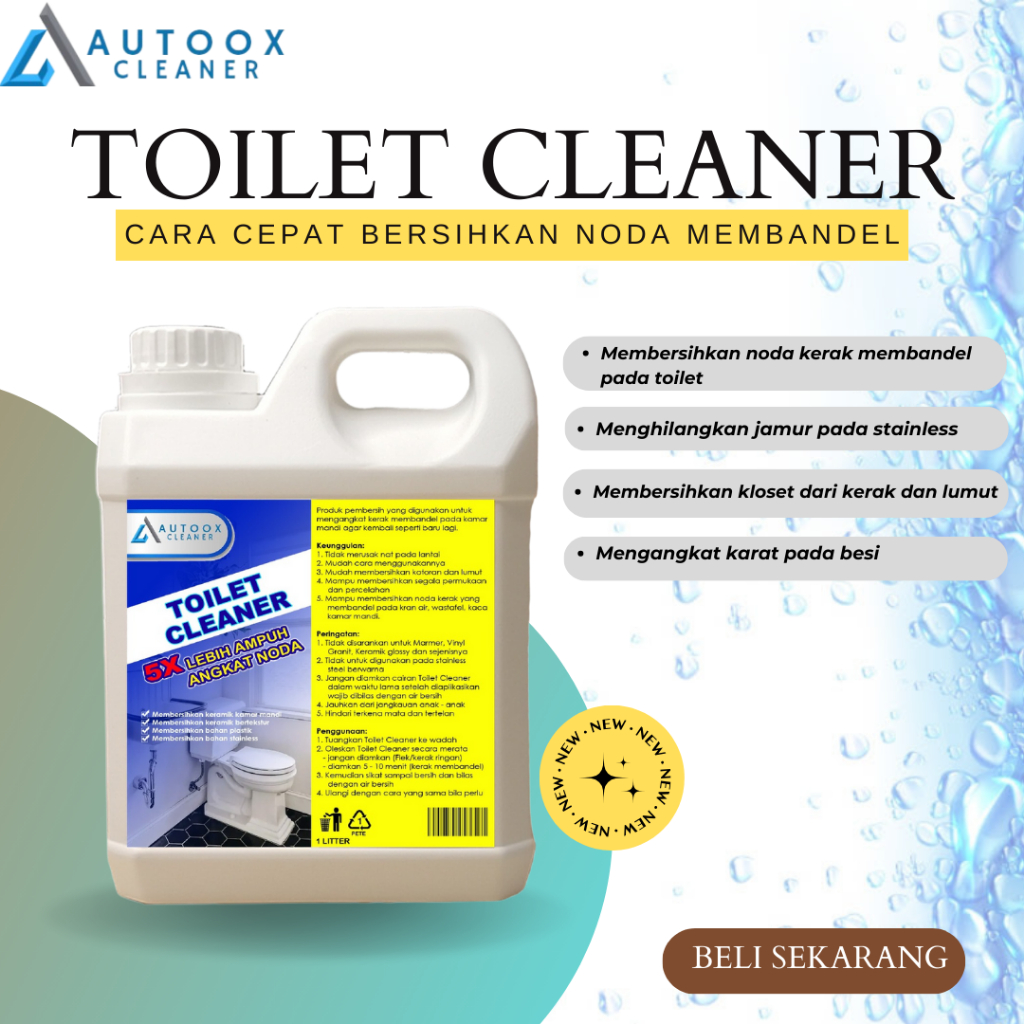 Jual AUTOOX CLEANER PEMBERSIH KERAK UNTUK LANTAI KAMAR MANDI KERAMIK ...