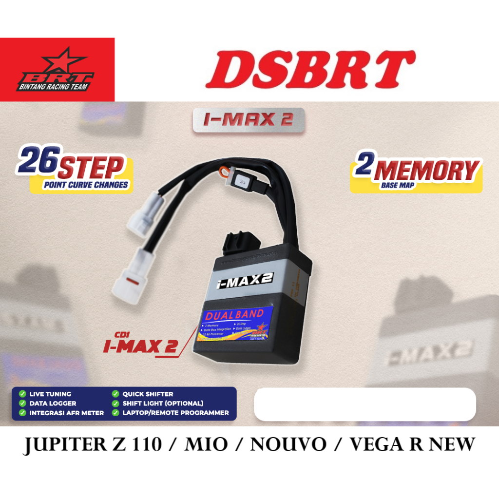 Jual CDI BRT IMAX 2 26 STEP DUALBAND JUPITER Z 110 MIO SPORTY SOUL ...