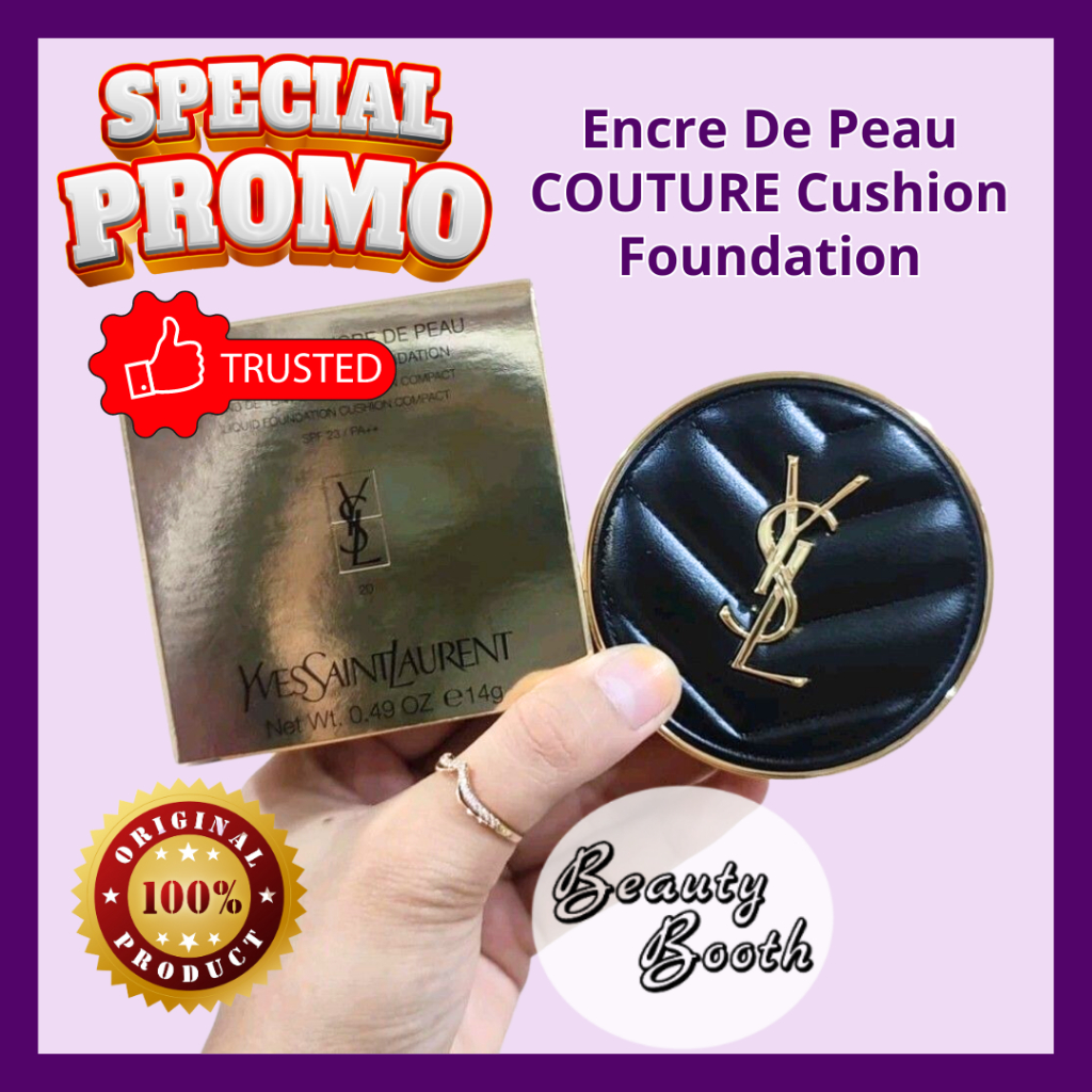 Jual YSL Le Cushion Encre De Peau COUTURE Cushion Foundation | YSL NEW ...