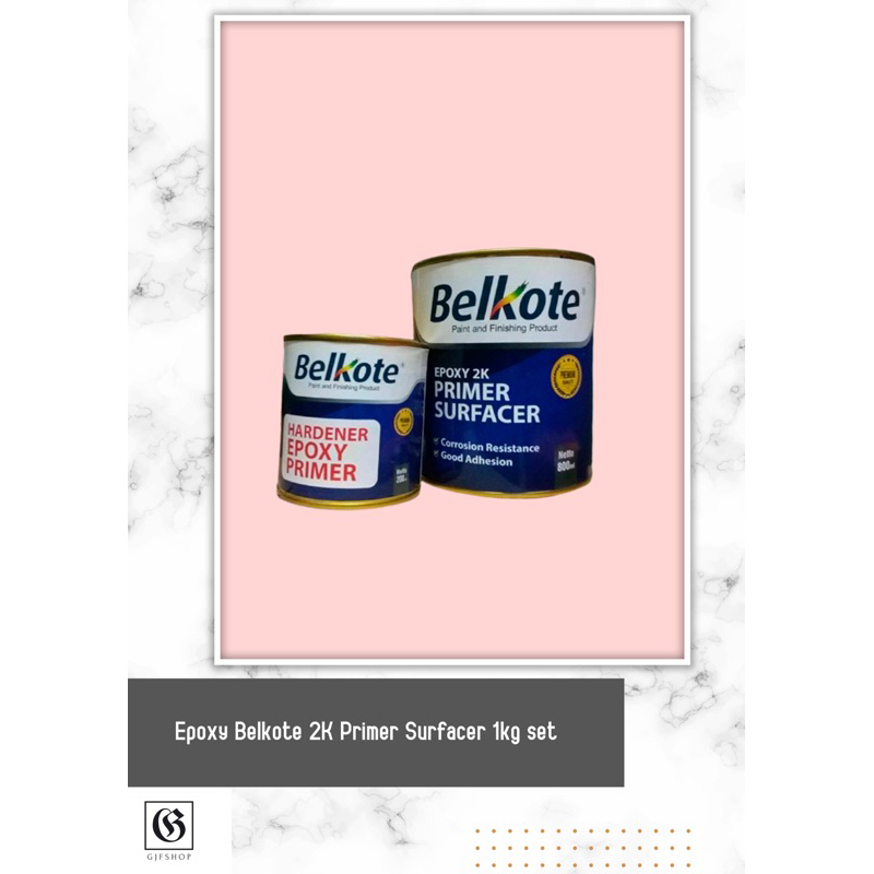 Jual Epoxy Belkote K Primer Surfacer Kg Set Shopee Indonesia