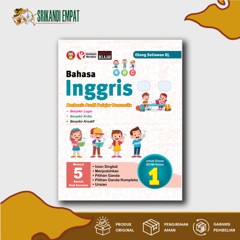 Jual Buku Teks Pendamping Bahasa Inggris Sd Mi Kelas 1 Kurikulum