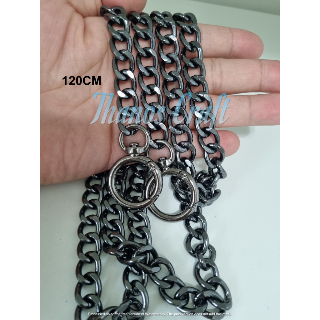 Jual TALI TAS RANTAI 3.0 ALMUNIUM + RING ON - OFF ( 60cm dan 120 cm ...