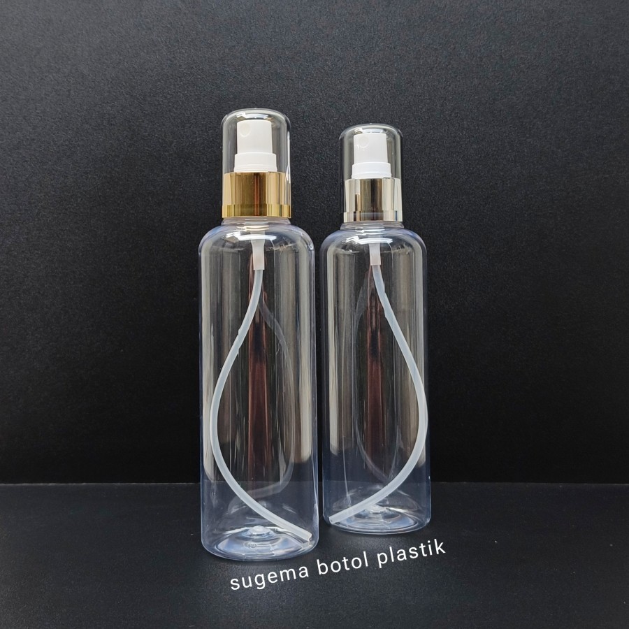 Jual Botol Spray 250ml Pet Clear / Botol Br 250 Ml Mist Spray Gold Dan ...