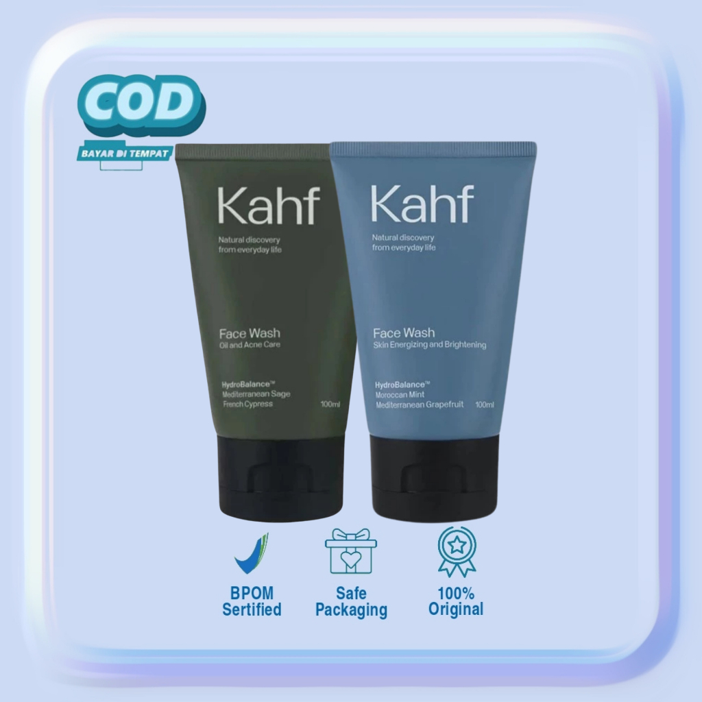 Jual Kahf Skin Energizing and Brightening Oil and Acne Care Face Wash