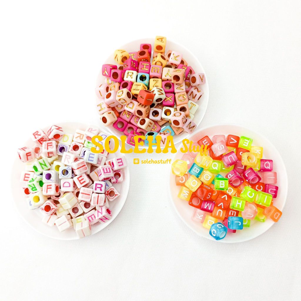Jual Mote Huruf Kotak Variasi Warna | Shopee Indonesia