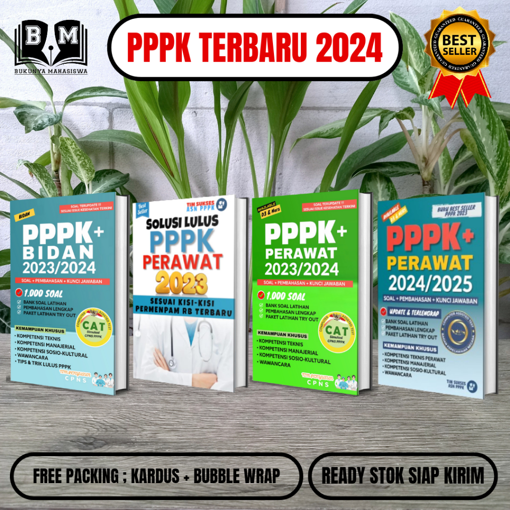 Jual BUKU PPPK PERAWAT 2024 2025 BUKU PPPK BIDAN 2023 2024 | Shopee ...