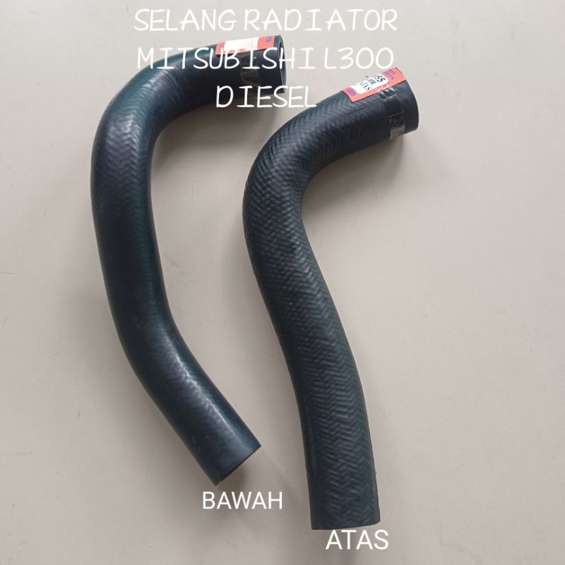 Jual SELANG RADIATOR MITSUBISHI L 300 DIESEL ATAS DAN BAWAH | Shopee ...