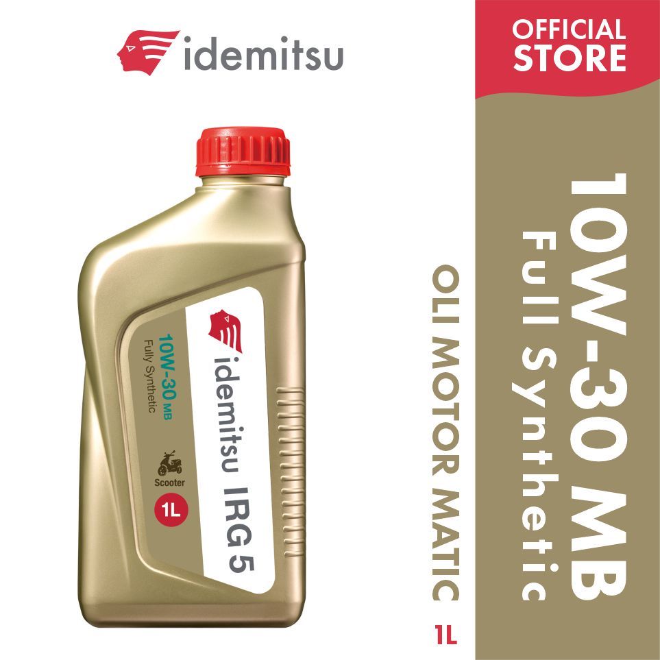 Jual IDEMITSU IRG5 10W-30 MB Full Synthetic (1L) Motorcycle Matic Oil ...