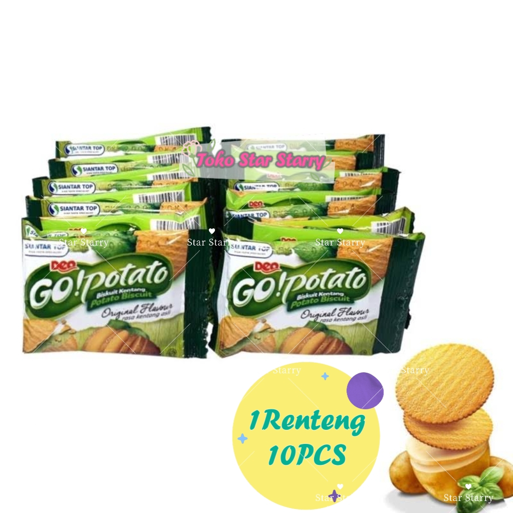 Jual [Per Renteng] Go Potato Renceng Biskuit Kentang Rasa Original Dan ...