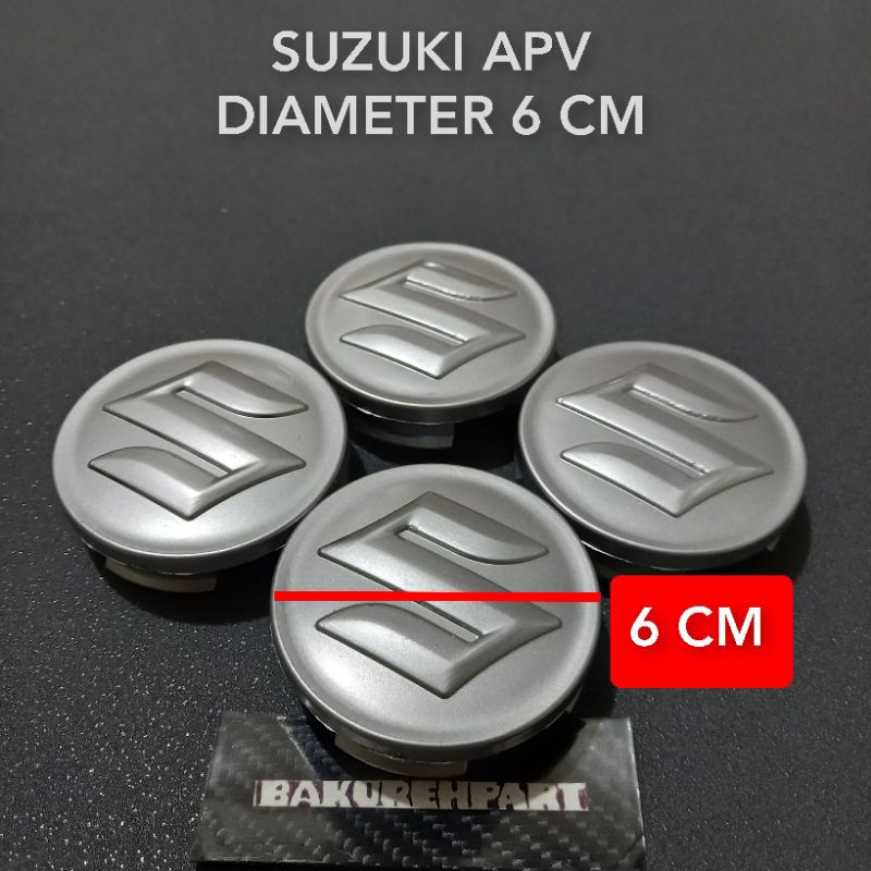 Jual Dop roda tutup velg Suzuki APV diameter 6 cm harga satuan 1pcs ...