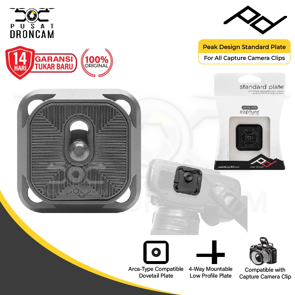 Jual Peak Design Standard Plate for All Capture Camera Clips Original ...