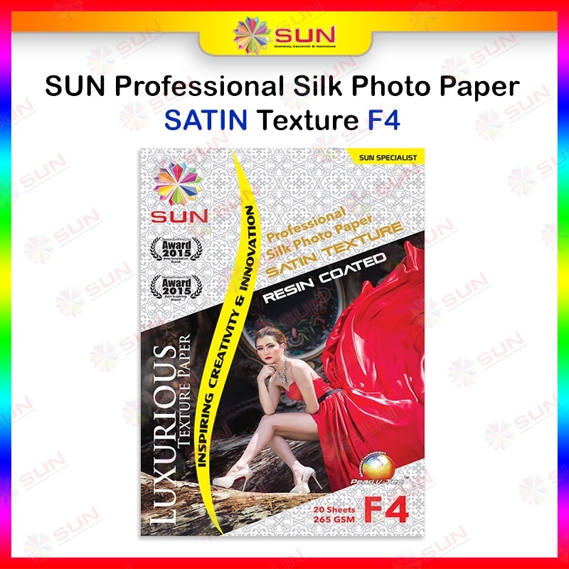 Jual Kertas Foto Silky Texture A4 Sun Professional Silky Glossy