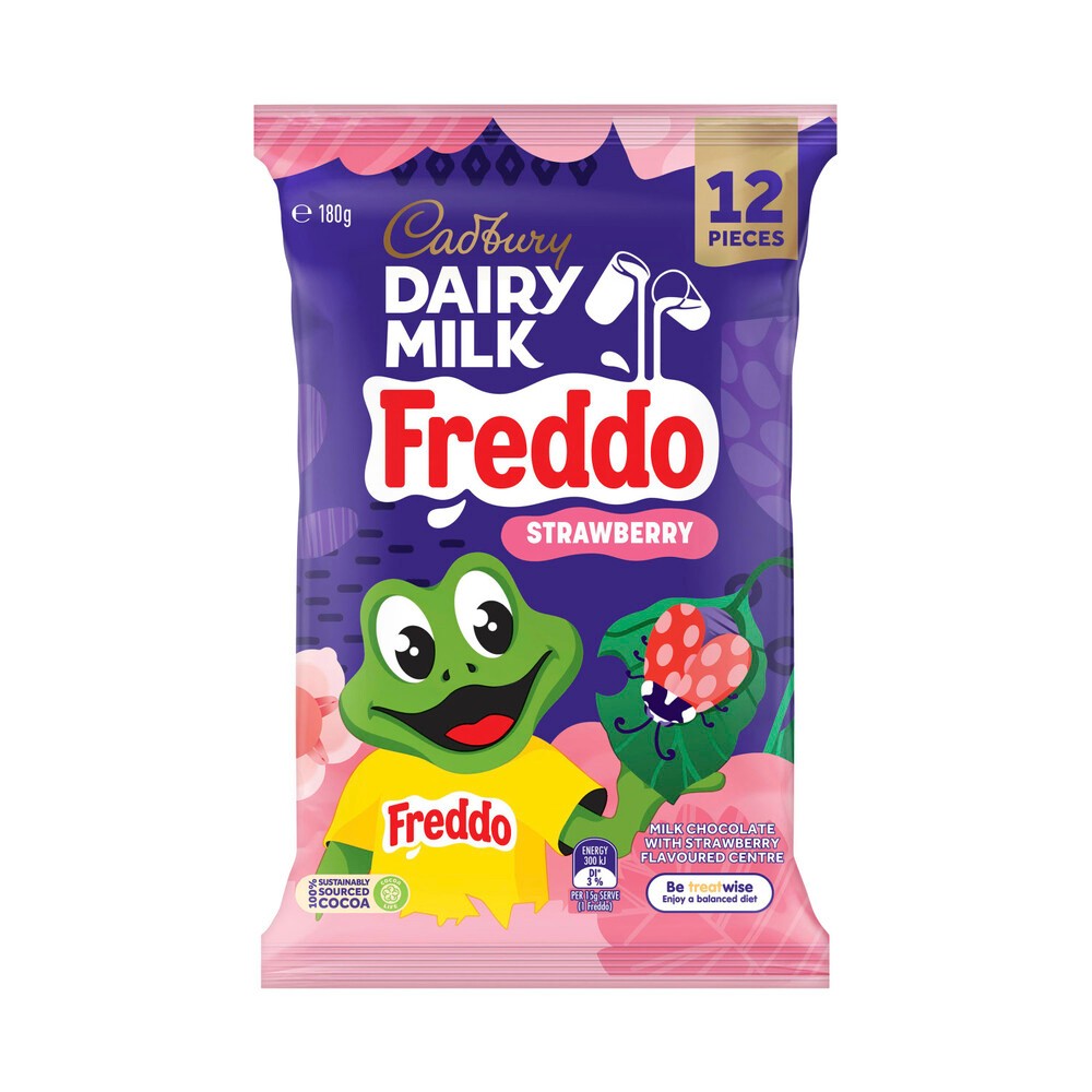 Jual Cadbury Dairy Milk Chocolate Freddo Strawberry Sharepack 12 Pack ...
