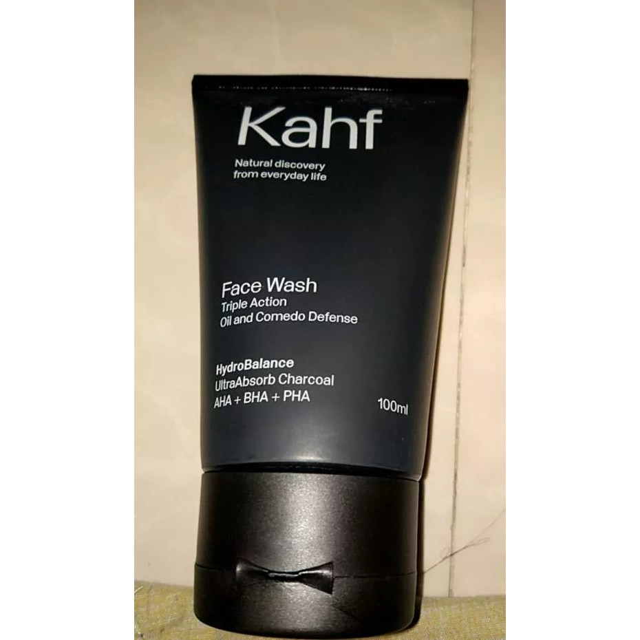 Jual Kahf Triple Action Oil and Comedo Defense Face Wash 100 ml