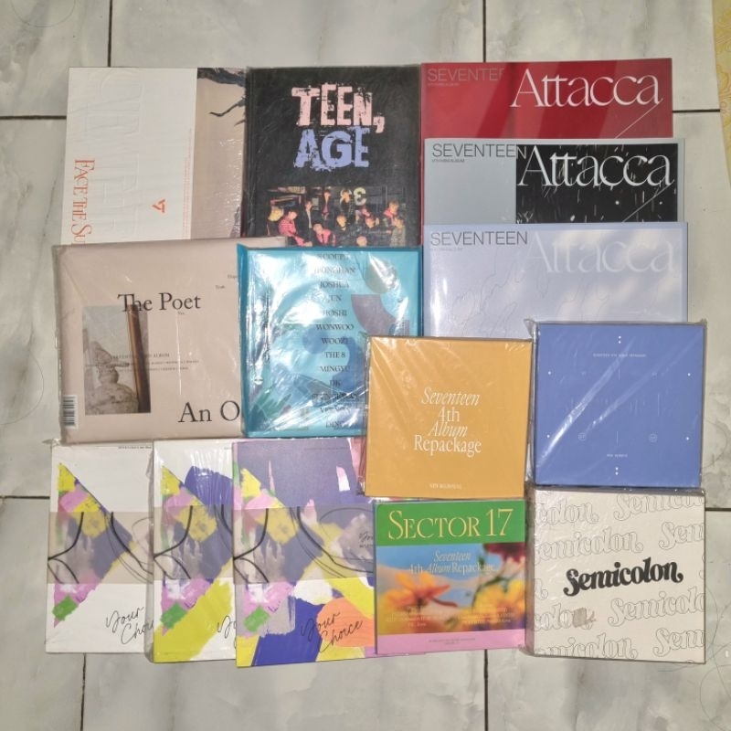 Jual SEVENTEEN ALBUM ONLY / Album Face the Sun / Album Teen Age / Album ...