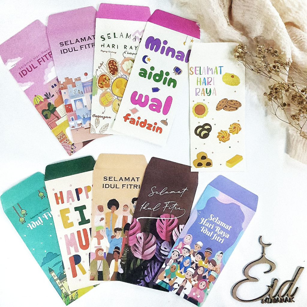 Jual [ISI 10 LEMBAR] AMPLOP LEBARAN 2025 / AMPLOP IDUL FITRI 2025