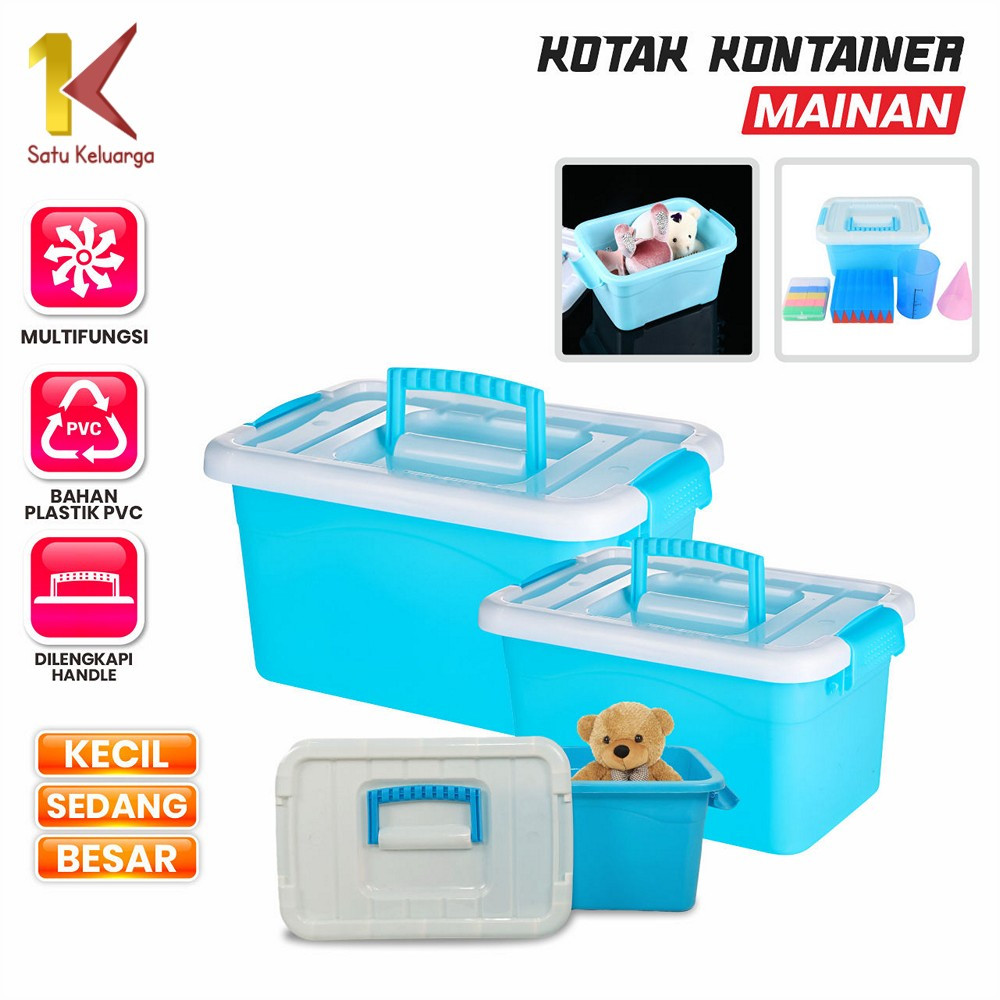 Jual Satu Keluarga Kotak Kontainer C256 Container Box Plastik Mainan ...